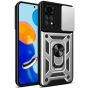 Handyhülle für Xiaomi Redmi Note 11 Case Schutzhülle mit Kameraschutz Silber