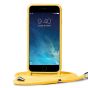 Handyhülle mit Band für Apple iPhone 6 / 6s - Gelb
