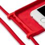 Handyhülle mit Band für iPhone 7 - Rot