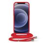 Handyhülle mit Band für iPhone 12 - Türkis