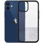 Original Panzerglass Apple iPhone 12 Mini Premium Case Transparent mit schwarzen Rahmen