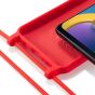 Handyhülle mit Band für Samsung Galaxy M21 - Rot