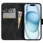 Flipcase für Apple iPhone 15 Handytasche - Schwarz