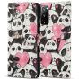 Handyhülle für Samsung Galaxy S20 Fan Edition Flipcase mit Panda Motiv