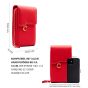 Handytasche zum Umhängen Smartphone Flipcase Handybag - Rot