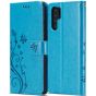 Case für Huawei P30 Pro New Edition mit Schmetterling Motiv in Blau