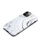 Hülle für iPhone 12 Pro Marble Case - Weiß