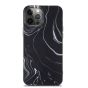 Hülle für iPhone 12 Pro Max Marble Case - Schwarz