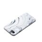 Hülle für iPhone SE 2020 Marble Case - Weiß