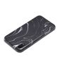 Hülle für iPhone XR Marble Case - Schwarz