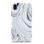 Hülle für iPhone XR Marble Case - Weiß