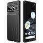 Handyhülle für Google Pixel 7 Pro Hülle Carbon Case Schwarz