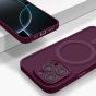 Case für Apple iPhone 16 Pro Max Hülle mit Kameraschutz - Weinrot