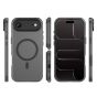 Hülle für iPhone 17 Air Case kompatibel mit MagSafe - Mattschwarz