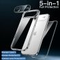 5-in-1 Hülle für iPhone 17 Air Transparent, Schutzgläser & Kameraschutz
