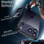 Handyhülle für iPhone 17 Pro Case - Transparent mit schwarzen Rahmen