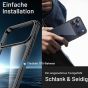 Handyhülle für iPhone 17 Pro Case - Transparent mit schwarzen Rahmen