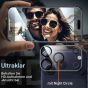 5-in-1 Hülle für iPhone 17 Pro Max Schwarz, Schutzgläser & Kameraschutz