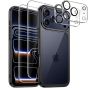 5-in-1 Hülle für iPhone 17 Pro Max Schwarz | 1 x Handyhülle, 2 x Schutzglas, 2 x Kameraschutz