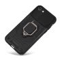 Handyhülle für iPhone 7 Case mit Kamera Slider - Schwarz