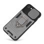 Handyhülle für iPhone 7 Case mit Kamera Slider - Silber