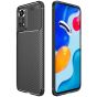 Handyhülle für Xiaomi Redmi Note 11s Hülle Carbon Case Schwarz
