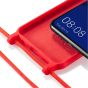 Hülle mit Band für Huawei P Smart 2019 - Rot