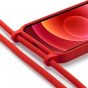 Handyhülle mit Band für iPhone XR - Rot