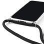 Hülle mit schwarzem Band / Kette für iPhone SE (2022)