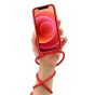 Handyhülle mit Band für iPhone 12 Mini - Rot