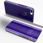 Handy Hülle für Apple iPhone 8 Clear View Flip Case - Violett