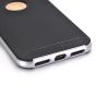 Silikon Handyhülle für iPhone 8 - Schwarz / Silber