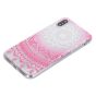 Silikon Case für iPhone X - Pink Mandala