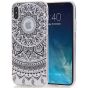 Silikon Case für iPhone X in Transparent mit Mandala Motiv