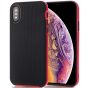 Schale für iPhone XS in Schwarz / Rot | handyhuellen-24.de