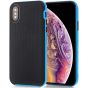 Schale für iPhone XS in Schwarz / Blau | handyhuellen-24.de