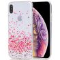 Silikon Case für iPhone XS Rosa Herzen | handyhuellen-24.de