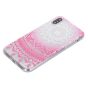 Silikon Case für iPhone XS - Pink Mandala
