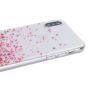 Silikon Handyschale für iPhone XS - Rosa Herzen