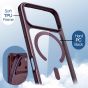 MagSafe Hülle für iPhone 18 Pro Max - Burgund Transparent