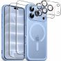 MagSafe Hülle für iPhone 18 Pro Farbig Transparent im Schutzglas Set