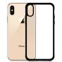 Original Panzerglass Apple iPhone X Premium Case Transparent mit schwarzen Rahmen