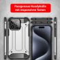 Outdoor Hülle für Apple iPhone 15 Pro - Silber