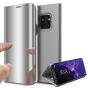 Clear View Hülle für Samsung Galaxy A6 Plus - Silber