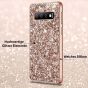 Glitzer Hülle für Samsung Galaxy S10 - Roségold