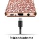 Glitzer Hülle für Samsung Galaxy S10 - Roségold