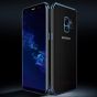 Hülle für Galaxy S9 Plus - Blau / Transparent