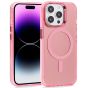 Handyhülle für iPhone 14 Pro Hülle MagSafe kompatibel Rosa