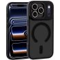 Hülle für iPhone 17 Pro MagSafe kompatibel Case mit Kameraschutz Schwarz