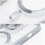 Transparente MagSafe Hülle für iPhone 18 Pro Max – Silber